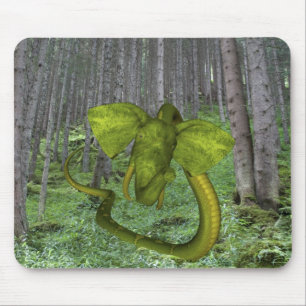 Mousepad Python Elefante Incrível