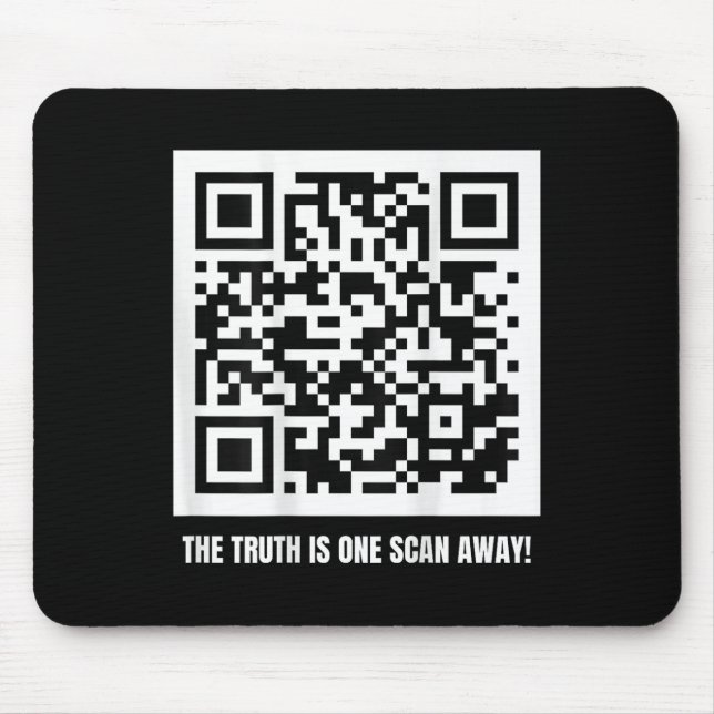 Mousepad Qr Trump Dancing Code Merch Uni-adulto, Preto, (Frente)