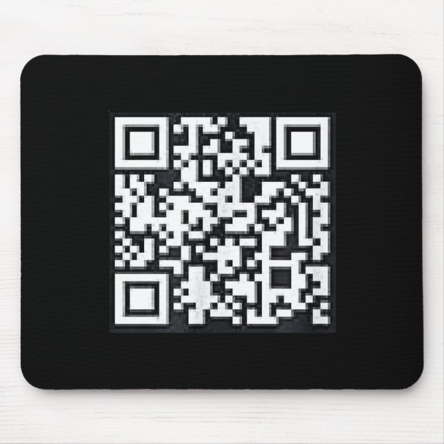 Mousepad Qr Trump Presidente Trump Código de Dança Engraçad (Frente)