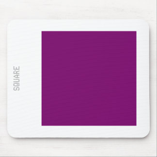 Mousepad Quadrado - ameixa e branco