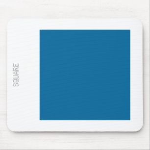 Mousepad Quadrado - Azul do Deserto e Branco