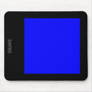 Mousepad Quadrado - Azul e Preto
