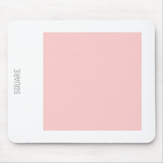 Mousepad Quadrado - Cor-de-rosa e branco desbotados