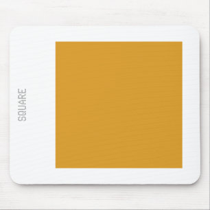 Mousepad Quadrado - Cor Dourada e Branco