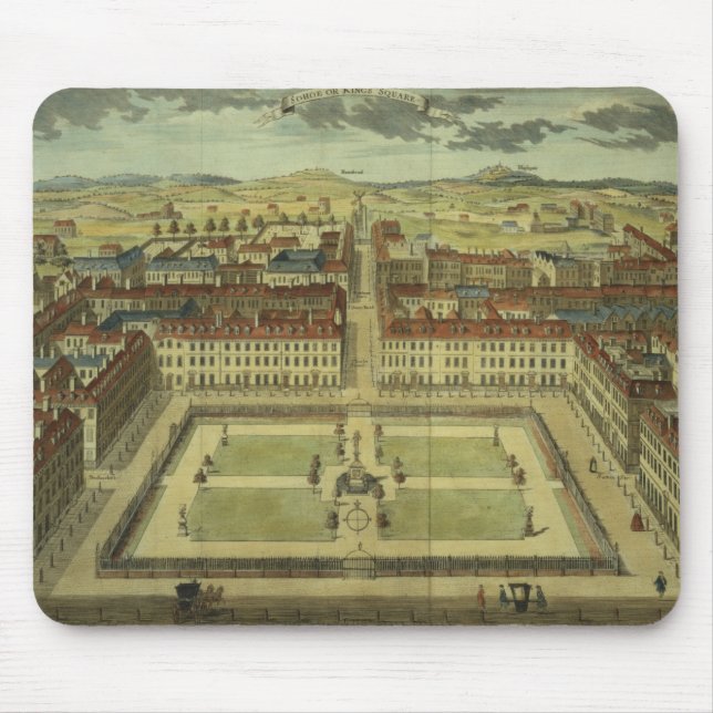 Mousepad Quadrado de Soho ou de rei, para 'a avaliação da (Frente)