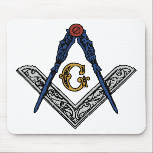 Mousepad Quadrado e compasso maçónicos