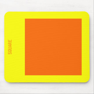 Mousepad Quadrado - Laranja e amarelo