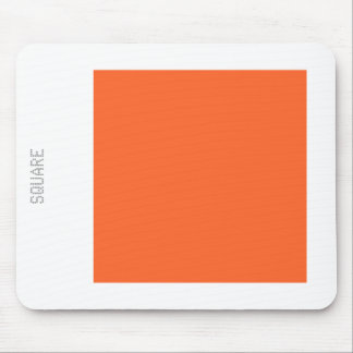 Mousepad Quadrado - Outono Laranja e Branco