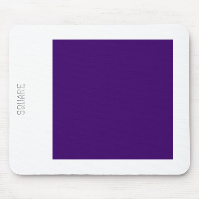 Mousepad Quadrado - Puro Profundo e Branco (Frente)