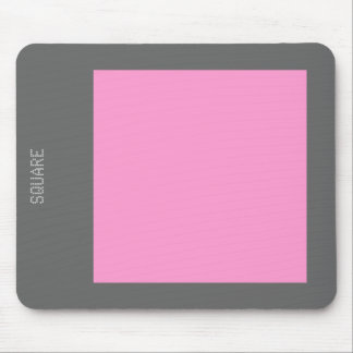 Mousepad Quadrado - Rosa e Cinzas