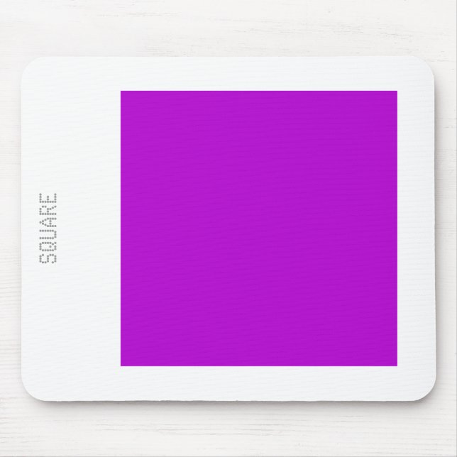 Mousepad Quadrado - Roxo e Branco (Frente)