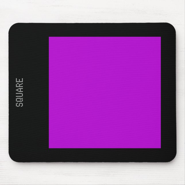Mousepad Quadrado - Roxo e Preto (Frente)