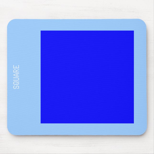 Mousepad Quadrado - Sombras de Azul (Frente)