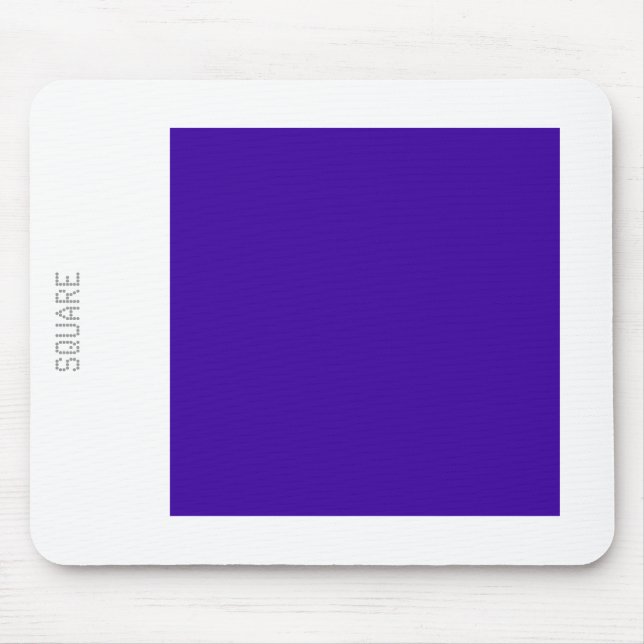 Mousepad Quadrado - Tempestade Azul e Branco (Frente)