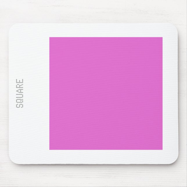 Mousepad Quadrado - Tenente Violet e Branco (Frente)