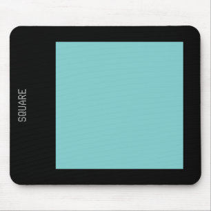 Mousepad Quadrado - Verde azul e preto