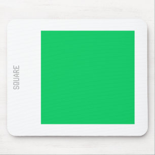 Mousepad Quadrado - Verde claro e branco