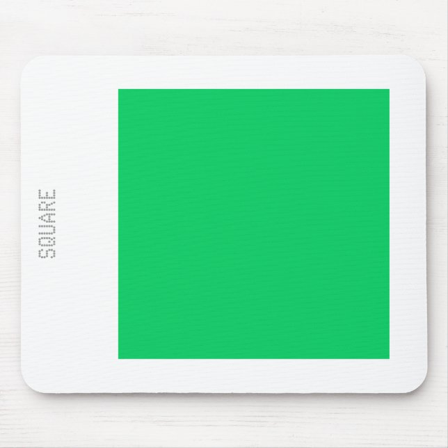 Mousepad Quadrado - Verde claro e branco (Frente)