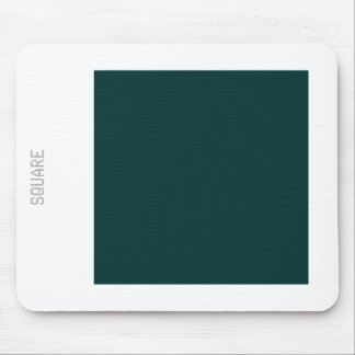Mousepad Quadrado - Verde escuro e branco