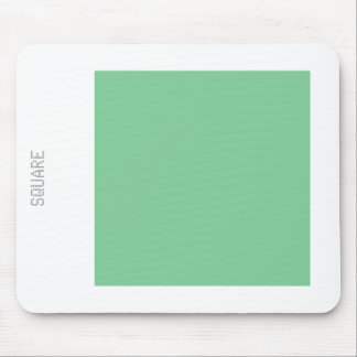 Mousepad Quadrado - Verde esmaecido e branco