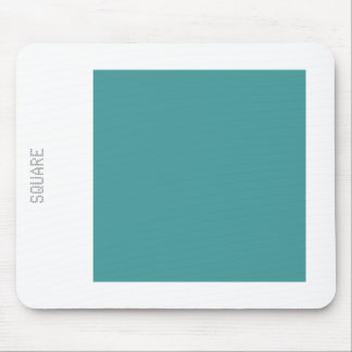 Mousepad Quadrado - Verde oceânico e branco
