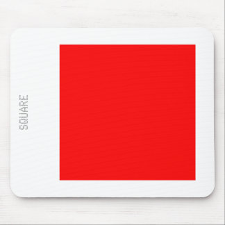 Mousepad Quadrado - Vermelho e Branco