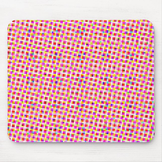 Mousepad Quadrados Coloridos (Frente)