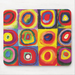 Mousepad Quadrados com Círculos Concentrados Hiroaki Takah