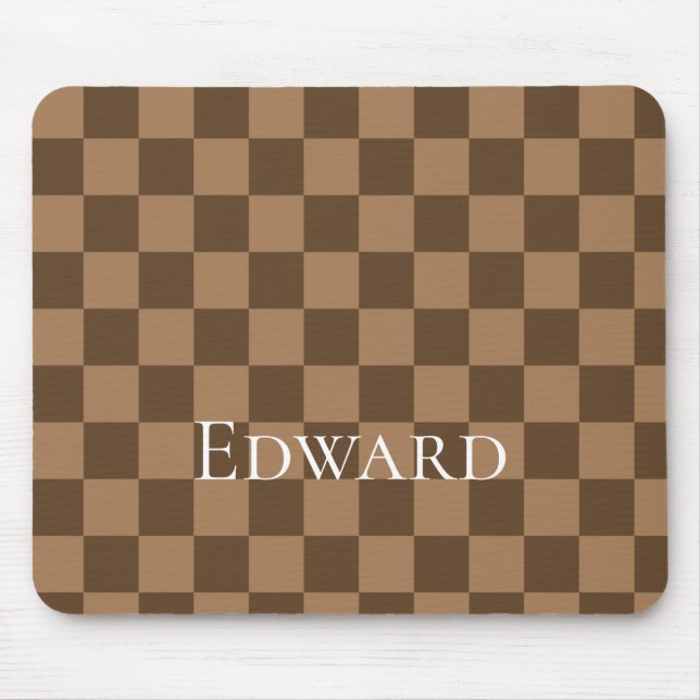 Mousepad Quadrados de Chocolate Suave (Frente)