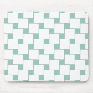 Mousepad Quadrados de forno de diversão, ponto verde