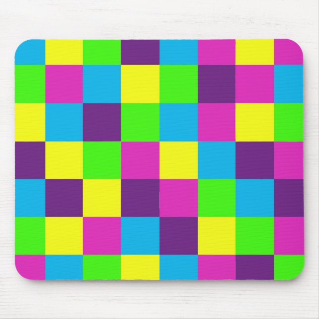Mousepad Quadrados  padrão (Frente)