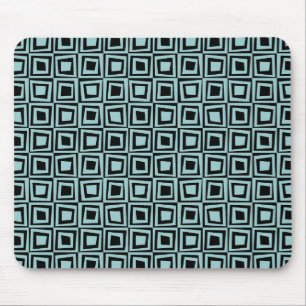 Mousepad Quadrados retrorreflectores - Verde azul claro em