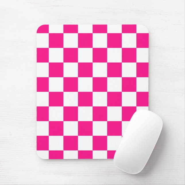 Mousepad Quadrados verificados retrorreflectores geométrico (Com mouse)
