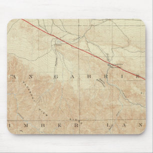 Mousepad Quadrângulo de Rock Creek mostrando San Andreas R