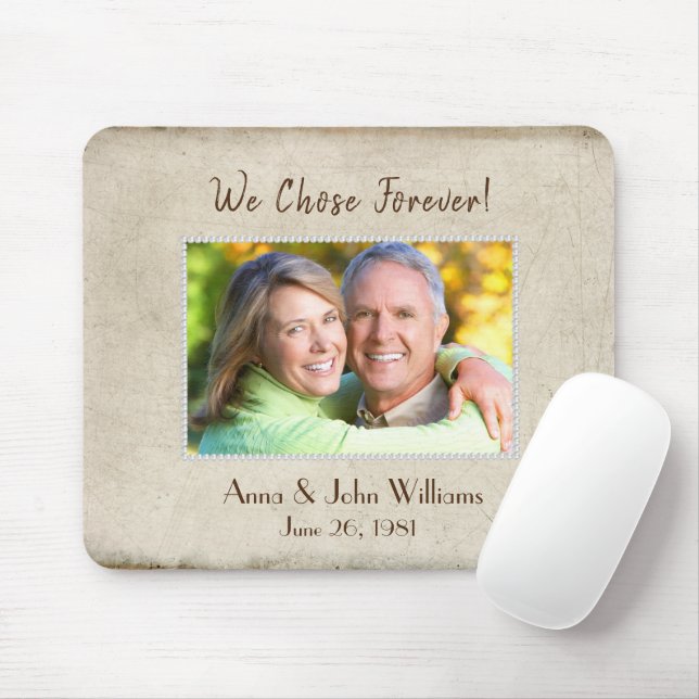 Mousepad Quadro De Pérolas Na Textura Em Distância (Com mouse)