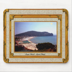 Mousepad Quadro do vintage da praia de Gaeta