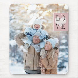 Mousepad Quadro simples Adicionar sua foto com amor