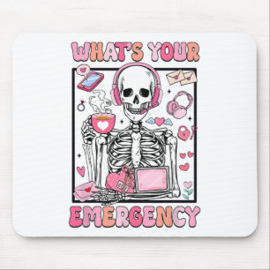 Mousepad Qual é a sua emergência no Dia dos Namorados 911 D