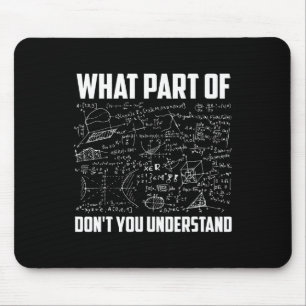 Mousepad Qual Parte De Não Entende Matemática Divertida Ens