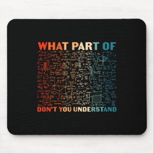 Mousepad Qual Parte De Não Entende Piada Matemática Engraça