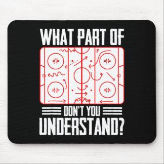 Mousepad Qual Parte do Hóquei Você Não Entende Hóquei no Ge