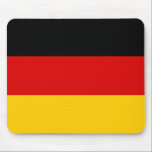 Mousepad Qualidade de pavilhão da Alemanha<br><div class="desc">Você pode TRANSFERIR este DESIGN para outros produtos do Zazzle. As bandeiras são feitas em gráficos vetoriais de alta resolução para um impressão profissional. Obrigado por escolher minhas designs e ir para a loja Pedro Vale.</div>