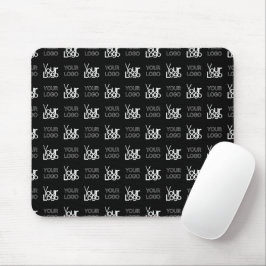 Mousepad Qualquer dois logotipos ou imagens reproduzindo pa