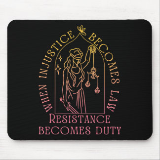 Mousepad Quando A Injustiça Se Torna Resistência À Lei Torn