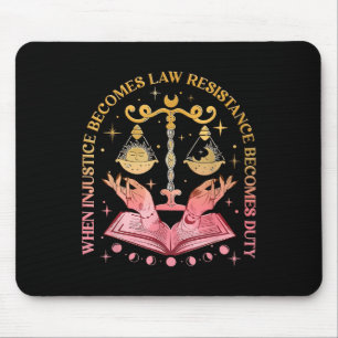 Mousepad Quando A Injustiça Se Torna Resistência À Lei Torn