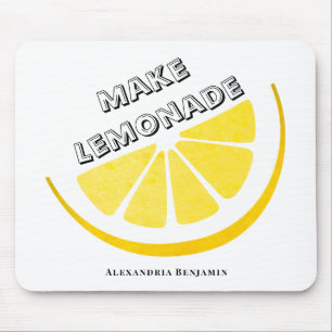 Mousepad Quando A Vida Te Dá Limões Faz A Limonada Amarelar