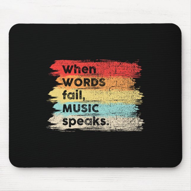 Mousepad Quando as palavras caem, outono, Dia de Ação de Gr (Frente)