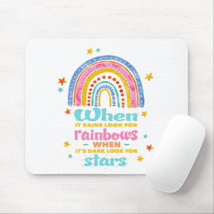 Mousepad Quando Chover Procure Os Arcos-Chuva