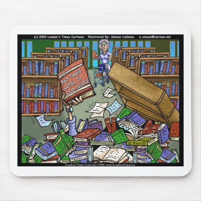 Mousepad Quando Coisas Ruins Acontecem, Dons Engraçados, Ca (Frente)