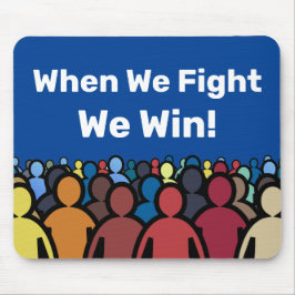 Mousepad Quando Lutamos, Ganhamos Harris Walz